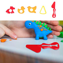 Load image into Gallery viewer, TOYANDONA 18pcs Clay Dough Tools Kit Animal Shape Clay Dough Molds Cutters Accessories Kids Cutters Molds Plasticine Mould with Knife Roller for Toddler Children
