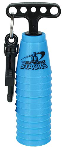 Speed Stacks Mini Set of 12 Tiny Light Blue Cups with Quick Release Stem