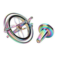 Stress Relief Fingertip Toy, Kid Toy Alloy Gyroscope Toy, for Kid Children Stress Relief Toddler(Colorful)