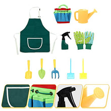 Load image into Gallery viewer, Yardwe 1 Set Kids Gardening Tools Watering Can Gardening Gloves Shovel Rake Trowel Garden Accessories Outdoor and Learning Toys
