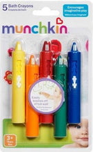Load image into Gallery viewer, Munchkin 31286 Bath Crayon Set 5 Count
