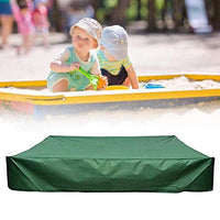 Sandbox Cover, Green Square Protective Cover with Drawstring for Sandpit, Toys, Swimming Pool and Furniture, Square Pool Cover (Color : Green, Size : 180x180cm)
