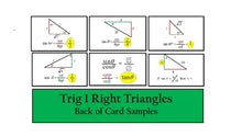 Load image into Gallery viewer, Math Wiz Flashcards Deck 36 Trig of Right Triangles
