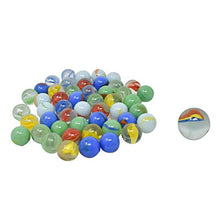 Load image into Gallery viewer, Sunny Days Entertainment 50 Piece Marbles - Colorful Glass Marble for Kids Games | 49 Players and 1 Shooter
