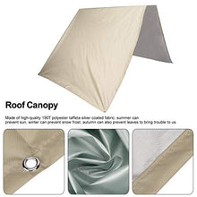 Load image into Gallery viewer, AUNMAS Outdoor Swing Patio Swing Cover Kids Playground Roof Canopy Cover Replacement Tarp Sunshade for Garden(2#)
