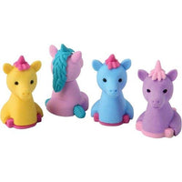 US Toy LM229 Unicorn Erasers for Kids - 6 Piece