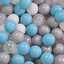 Load image into Gallery viewer, Wonder Space Soft Pit Balls, Chemical-Free Crush Proof Plastic Ocean Ball, BPA Free with No Smell, Safe for Toddler Ball Pit/ Kiddie Pool/ Indoor Baby Playpen, Pack of 100 (Mixed - Sky Blue)
