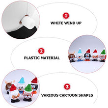 Load image into Gallery viewer, PRETYZOOM 5pcs Christmas Wind Up Toys Plastic Xmas Clockwork Toys Assorted Mini Santa Hat Snowman Walking Jumping Figurine Toys for Birthday New Year Party Gifts
