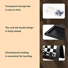 Load image into Gallery viewer, LXLTL Travel Chess Set, Portable Classic Folding Travel Magnetic Chess Set with Aluminum Plating for Kids Board Games,Chess Set
