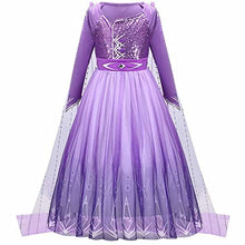 Load image into Gallery viewer, Girls Princess Dress Costume - Ice Queen Movie 2 Helloween Deluxe Role Play Party Fancy Cosplay for Kid Child

