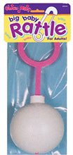 Load image into Gallery viewer, Morris Costumes Big Baby Rattle White and Pink

