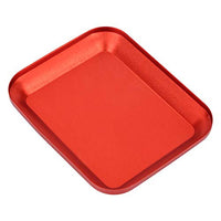 Durable Storage Nuts Screw Bolts Exquisite Workmanship Magnetic Small Parts Tray Plate for Outdoor Sport Game for Children Kids Toys Gift(red)