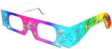 Load image into Gallery viewer, 3D July 4th Fireworks Glasses w/Rainbow Frames -Pattern Diffraction Lenses-Pack of 25

