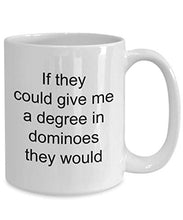Load image into Gallery viewer, Dominoes Player White Coffee Mug - World&#39;s Shittiest Dominoes Player - Dominoes Player Gifts - Funny Novelty Birthday Present Idea
