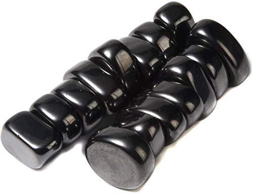 16 Pieces Magnets Black Hematite Stones, Irregular Polished Magnetic Toys with Bag, Refrigerator Or Classroom Magnets.