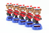 5 Parade British Teddy Bear Guardian Policeman Officer Cop Solar Toy