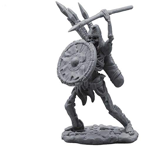 Skeleton Warrior Figure Kit 28mm Heroic Scale Miniature Unpainted First Legion