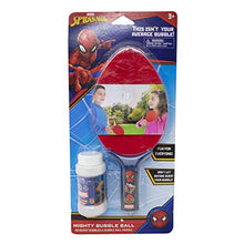 Load image into Gallery viewer, Marvel Spider-Man Mighty Bubble Ball, Paddle and Bubble Solution
