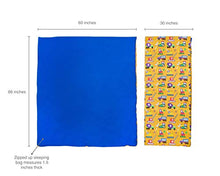 Load image into Gallery viewer, Wildkin Kids Original Sleeping Bag for Boys and Girls, Features Elastic Storage Strap &amp; Storage Bag,Perfect Size for Slumber Parties, Camping &amp; Overnight Travel,BPA-free,Olive Kids(Under Construction)
