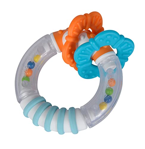 Simba 104010178 ABC Touch Ring Gripping, Feeling and Rattling 9 cm