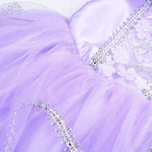 Load image into Gallery viewer, Ohlover Girls Princess Tulle Halloween Cosplay Fancy Dress (7-8 Years, Lilac with Accessories)
