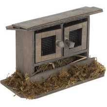 Load image into Gallery viewer, Miniature Chicken Coop for Doll Play House Mini Town Craft Project
