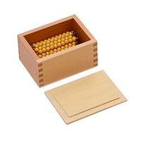 Elite Montessori 45 Golden Bead Bars of 10 with Box