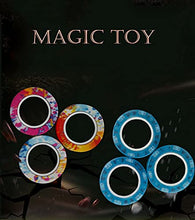 Load image into Gallery viewer, TornadoZ 6 Pcs Luminous Magnetic Ring Fidget Spinner Toys Set, Glow in The Dark Stress Relief Magnet Bracelet Magic Ring for Anti-Anxiety, Autism ADHD - Great Gift for Kids Adults Teen
