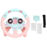 Haokaini Co- Driver Simulated Steering Wheel Electric Early Education Toy Multifunctional High Simulation Car Driving Toy Driving Simulation Toy for Children