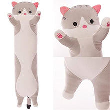 Load image into Gallery viewer, TPEIORF Cute and Soft Long cat Pillow, Plush Toy Pillow, Cute Fluffy Plush Stuffing, Cute Kitten Body Pillow Gift, The Best Gift for Children&#39;s Girlfriends
