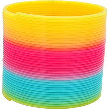 Load image into Gallery viewer, The Dreidel Company Plastic Multicolor Coil Spring, Goody Bag Fillers, Party Favor for Kids, 3&quot; Inches (80mm) (2-Pack)

