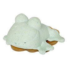 Load image into Gallery viewer, HEVEA Upcycled Rubberduck &amp; Frog (Sand &amp; Sage). Upcycled Rubber, Plant Based, Plastic-Free, Eco-Friendly &amp; BPA-Free
