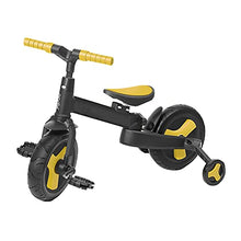 Load image into Gallery viewer, Julitech Kids Balance Bike Girls Boys Toddler Push Bike with Puncture-Proof Tire Adjustable Seat Handlebar Height No Pedal Sport Training Bicycle,Yellow
