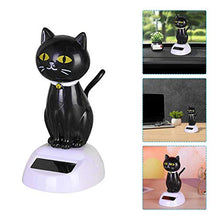 Load image into Gallery viewer, Juesi Solar Powered Dancing Toy, Cute Dog Swinging Animated Dancer Toy Car Decoration Bobble Head Toy for Kids (K) (Cat-A)
