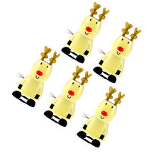 Load image into Gallery viewer, TOYANDONA 5pcs Christmas Wind Up Toys Reindeer Wind up Stocking Stuffers Christmas Party Favors for Kids
