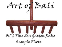 Load image into Gallery viewer, Art of Bali Zen Garden Rake 6 Tine Montessori Style Childrens Zen Garden Rake - Zen Gardens
