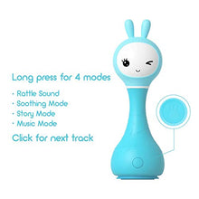 Load image into Gallery viewer, Alilo Bunny Russian Language Baby Rattle Toys Infant Musical Toy Early Educational Toddler Learning Teether Newborn Baby Gifts for 0, 3, 6, 9, 12 Months Boy Girl Noise Maker Sleep Sound Machine (Blue)
