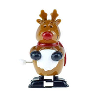 Amosfun Christmas Wind Up Toys Reindeer Wind up Stocking Stuffers Christmas Party Favors for Kids (Brown)