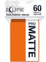 Ultra Pro - Eclipse Matte Small Sleeves 60 Count (Pumpkin Orange) - Protect All Your Gaming Cards , Sports Cards, and Collectible Cards with Ultra Pro's ChromaFusion Technology