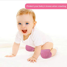 Load image into Gallery viewer, TORASO Baby Head Protector &amp; Baby Knee Pads for Crawling, Infant Safety Helmet &amp; Walking Baby Helmet, for Age 6-36 Months, Pink Dots(B)
