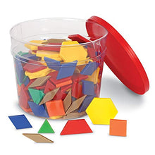 Load image into Gallery viewer, Learning Resources Plastic Pattern Blocks, Shape Recognition, Early Math Skills, Set of 250, Ages 4+
