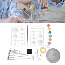 Load image into Gallery viewer, Yencoly Puzzle Solar System, Solar System Model, Rotatable Plastic Pre-School Education for Chidren
