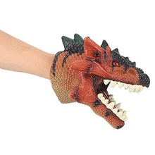 Load image into Gallery viewer, Simulated Dinosaur Hand Puppet, High Simulation Cartoon Dinosaur Hand Doll Toy Telling Story Interactive Toy(A)
