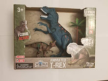 Load image into Gallery viewer, the toy association Wild World of Dinosaurs Animated t-rex 2 Pack
