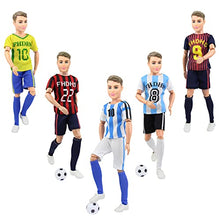 Load image into Gallery viewer, ZITA ELEMENT 12 Set of Quality 12 Inch Boy Doll Clothes for 11.5 Inch Girl Doll Boyfriend Doll Clothes Outfits, Included 6 Shirts Tops and 6 Pants for 12 Inch Boy Doll Clothing
