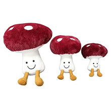 Load image into Gallery viewer, Ukadou Cute Mushroom Pillow, 3D Creative Stuffed Plush Mushroom Pillow Plush Toys Red (10inch)
