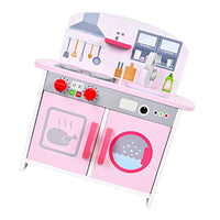 IMIKEYA Kids Kitchen Playset Play Kitchen Accessories Toys with Light and Music Kitchenware Cooking Toy Cookware Playset Kids Tableware Playset for Home Nursery Child Playing