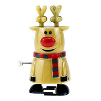 JIDOANCK Winder Toys Gift for Xmas, Walking Santa Claus Elk Penguin Snowman Clockwork Toy Home Decor Gift for Christmas H