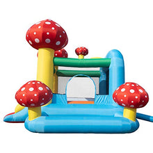 Load image into Gallery viewer, Miajin Inflatable Bounce House, Bounce House with Long Slide, Basketball Hoop and Safe Net, Ages 3-10 Years
