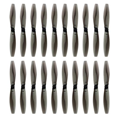 QWinOut 10 Pairs 65mm Propeller 1.5mm Hole 2-Blade Paddle CW CCW Props PC Propellers for Toothpick Frame DIY RC Drone Quadcopter Multicopter